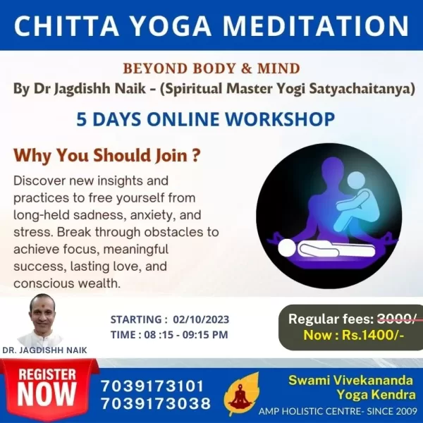 Chitta Yoga Meditation Workshop - Beyond Body & Mind