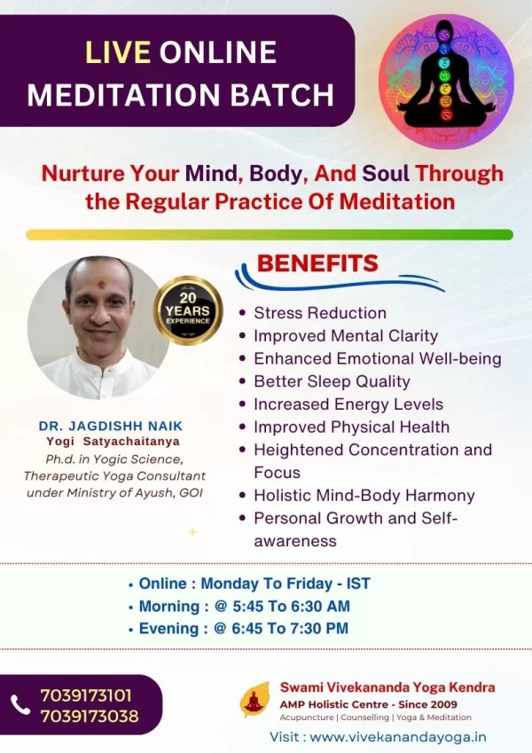 Online Meditation Classes india