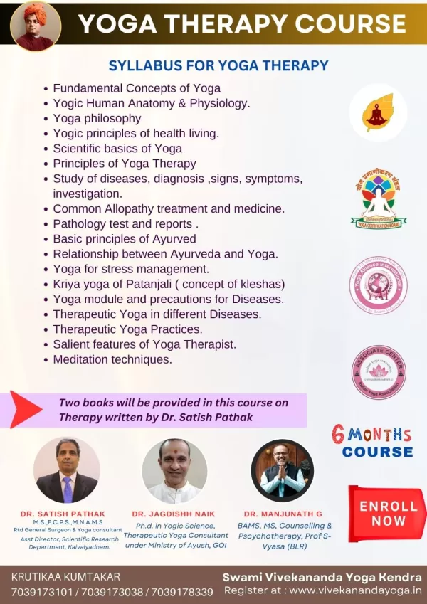 Yoga Therapy Course Syllabus